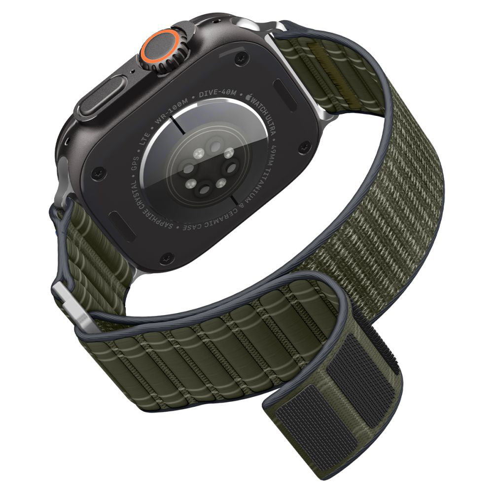 Curea Spigen WBF0 pentru Apple Watch 49mm / 46mm / 45mm / 44mm Series, Verde AMP10142