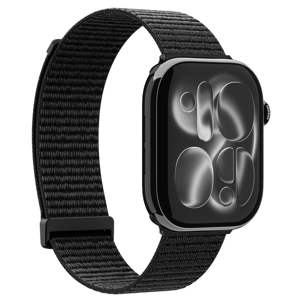Curea Spigen WBF01 pentru Apple Watch 49mm / 46mm / 45mm / 44mm Series, Neagra AMP11833
