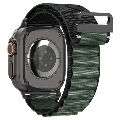Curea Spigen WBF1 pentru Apple Watch 49mm / 46mm / 45mm / 44mm Series, Neagra Verde