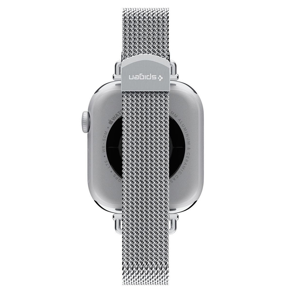 Curea Spigen WBM4 pentru Apple Watch 42mm / 41mm / 40mm Series, Argintie AMP10498