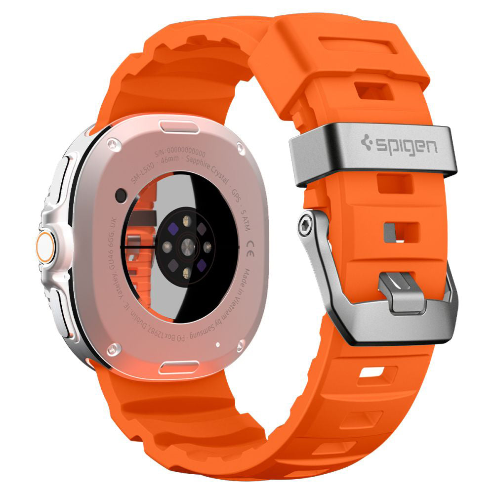 Curea Spigen WBS2 pentru Samsung Galaxy Watch8 / Watch8 Classic Series, Portocalie AMP10152