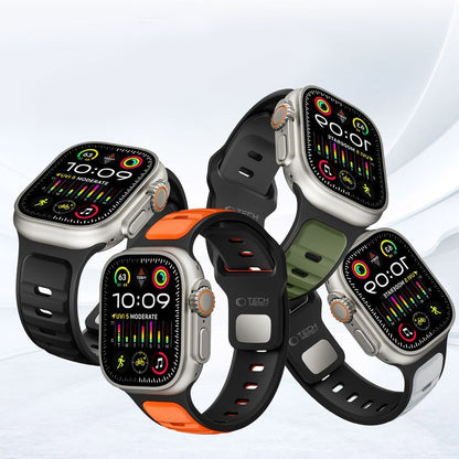 Curea Tech-Protect Iconband Line pentru Apple Watch 49mm / 46mm / 45mm / 44mm Series, Neagra