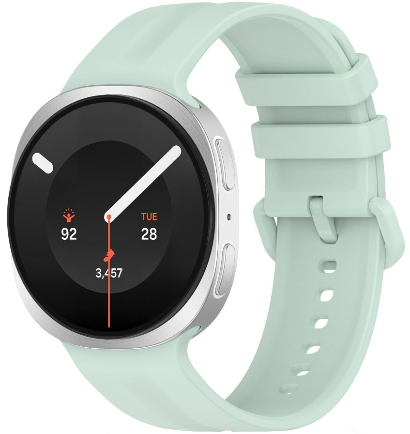 Curea Tech-Protect Silicone Evo pentru Samsung Galaxy Watch9 / Watch8 / Watch8 Classic Series, Verde Menta
