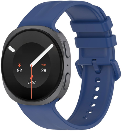 Curea Tech-Protect Silicone Evo pentru Samsung Galaxy Watch9 / Watch8 / Watch8 Classic Series, Bleumarin