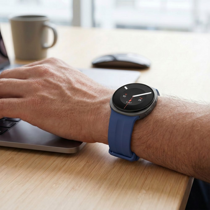 Curea Tech-Protect Silicone Evo pentru Samsung Galaxy Watch9 / Watch8 / Watch8 Classic Series, Bleumarin