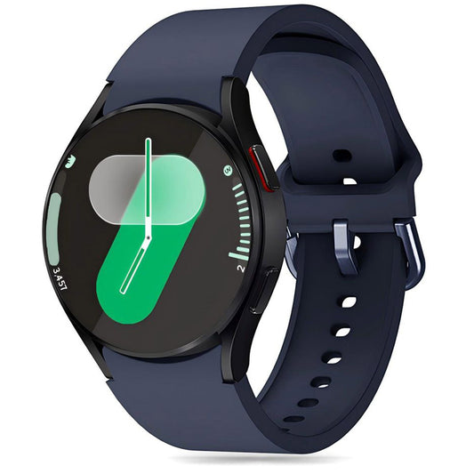 Curea Tech-Protect Silicone pentru Samsung Galaxy Watch7 / Watch FE / Watch6 / Watch5 / Watch4 Series, Bleumarin