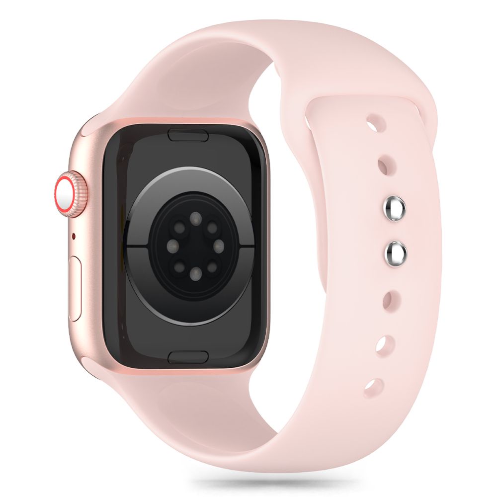 Curea Tech-Protect Silicone pentru Apple Watch 49mm / 45mm / 44mm / 42mm Series, Roz