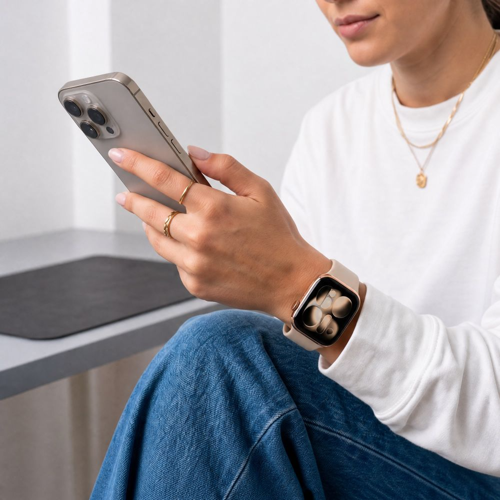 Curea Tech-Protect Silicone pentru Apple Watch 49mm / 46mm / 45mm / 44mm Series, Bej