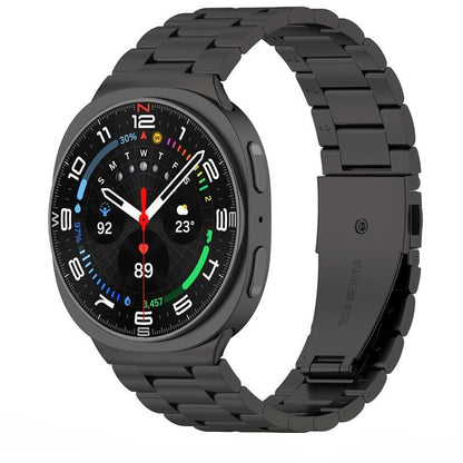 Curea Tech-Protect Stainless pentru Samsung Galaxy Watch8 / Watch8 Classic Series, Neagra