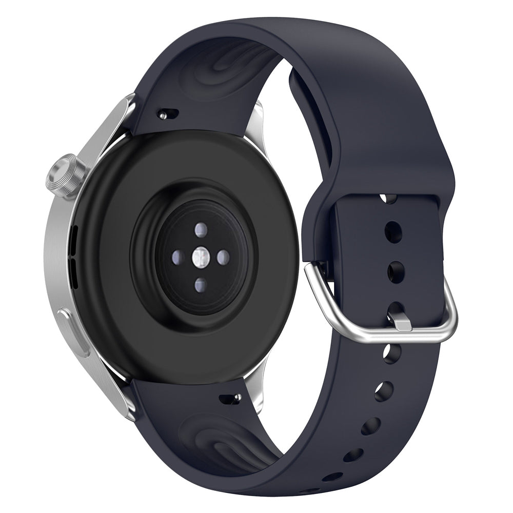 Curea Techsuit W003 pentru Huawei Watch / Xiaomi Watch Series, 22mm, Bleumarin