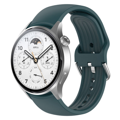 Curea Techsuit W003 pentru Huawei Watch / Xiaomi Watch Series, 22mm, Verde