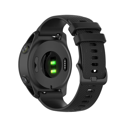 Curea Techsuit W006 pentru Samsung Galaxy Watch / Huawei Watch Series, 20mm, Neagra