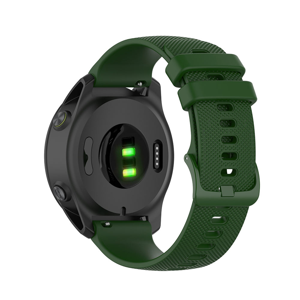 Curea Techsuit W006 pentru Samsung Galaxy Watch / Huawei Watch Series, 20mm, Verde