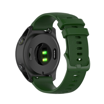 Curea Techsuit W006 pentru Samsung Galaxy Watch / Huawei Watch Series, 22mm, Verde