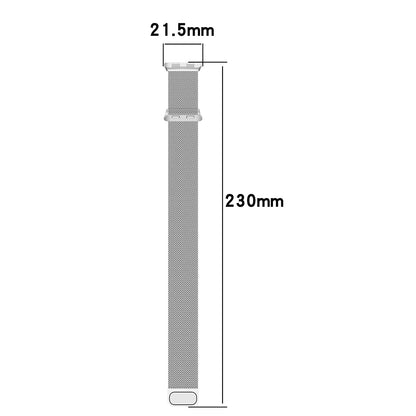 Curea Techsuit W009 pentru Honor Band 9, Roz Aurie