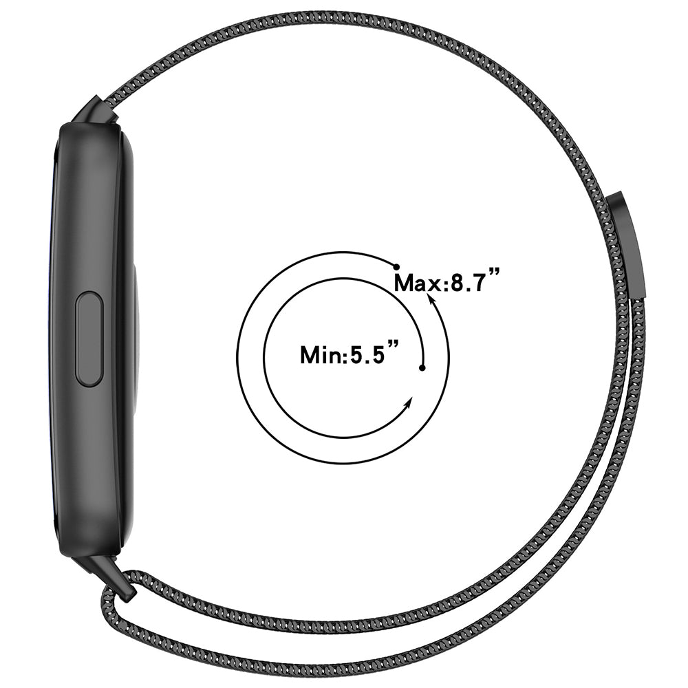 Curea Techsuit W009 pentru Huawei Band 11 / 11 Pro, Argintie