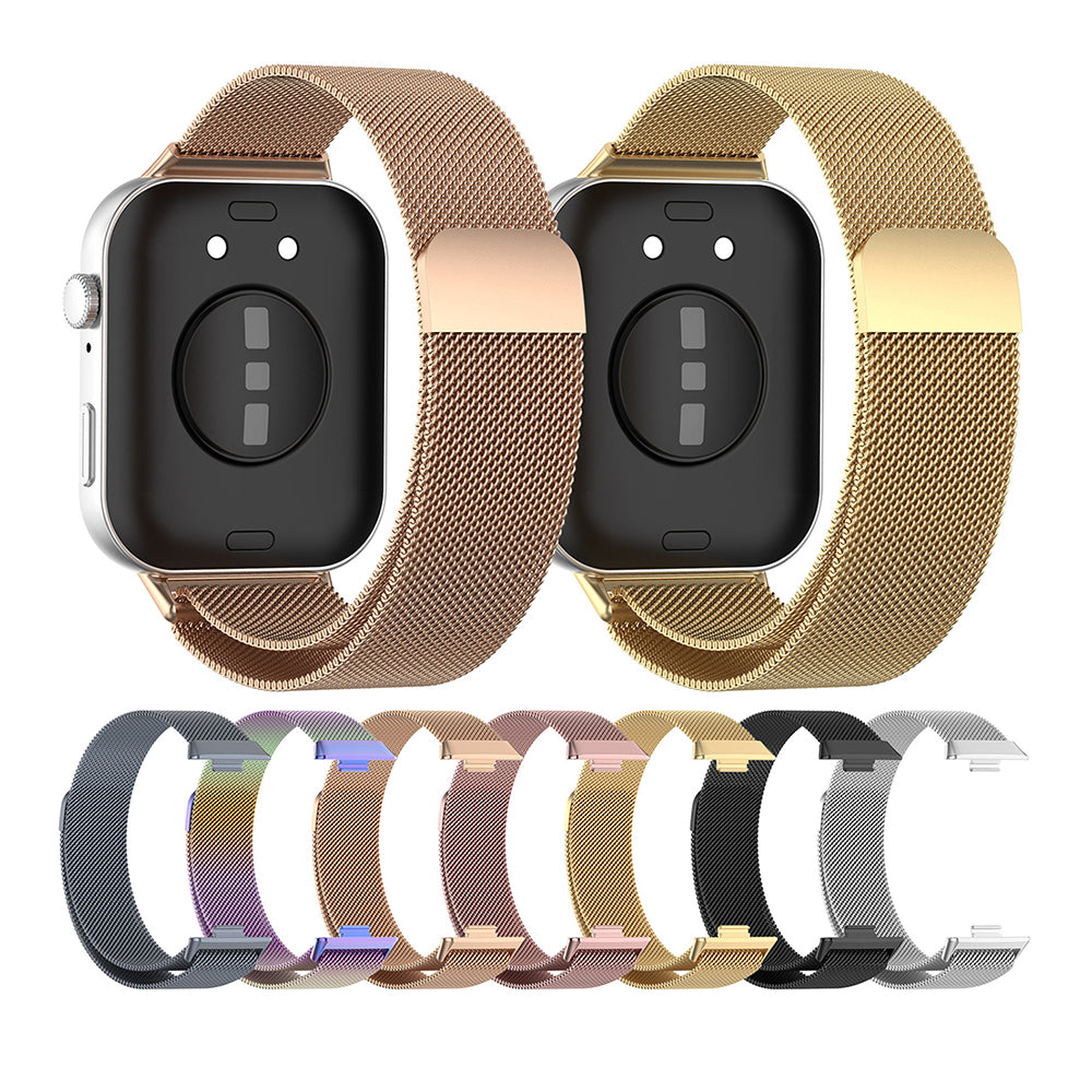 Curea Techsuit W009 pentru Huawei Watch Fit 4 Pro / Watch Fit 4 / Watch Fit 3, Roz Aurie