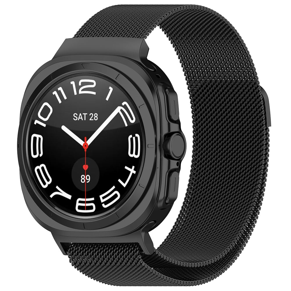 Curea Techsuit W009 pentru Samsung Galaxy Watch Ultra, Neagra