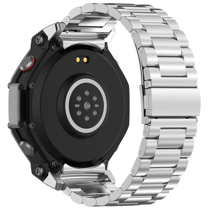 Curea Techsuit W010 pentru Amazfit T-Rex 3, Argintie