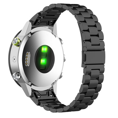 Curea Techsuit W010 pentru Garmin Instinct / Approach / Fenix Watch Series, 20mm, Neagra