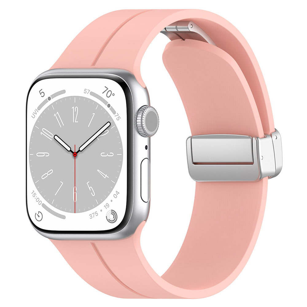 Curea Techsuit W011 pentru Apple Watch 41mm / 40mm / 38mm Series, Roz