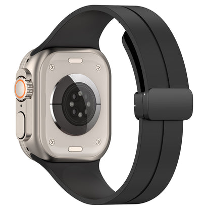 Curea Techsuit W011 pentru Apple Watch 49mm / 46mm / 45mm / 44mm / 42mm Series, Neagra