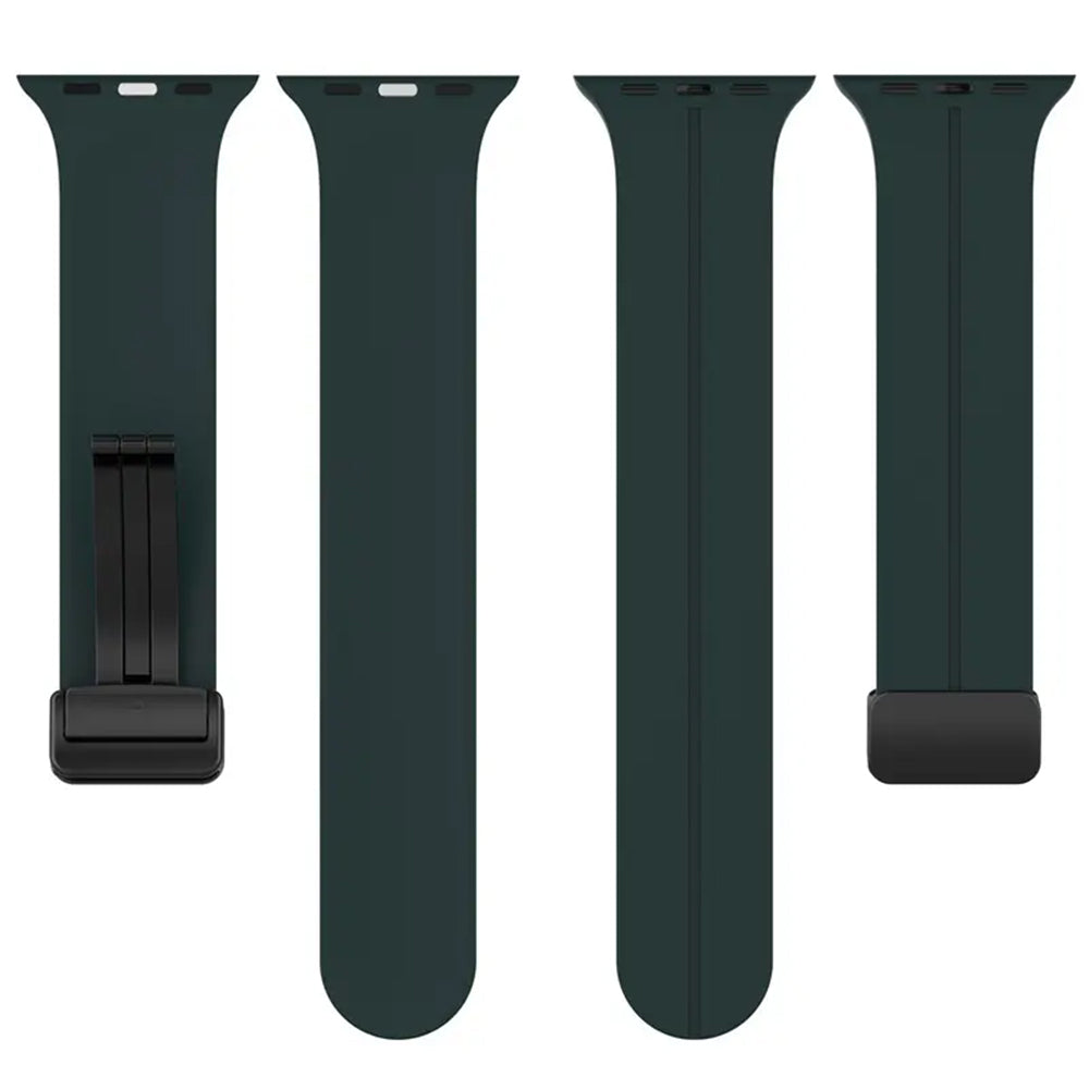 Curea Techsuit W011 pentru Apple Watch 49mm / 46mm / 45mm / 44mm / 42mm Series, Neagra