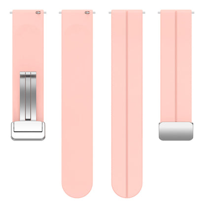 Curea Techsuit W011 pentru Huawei Watch / Xiaomi Watch Series, 22mm, Roz