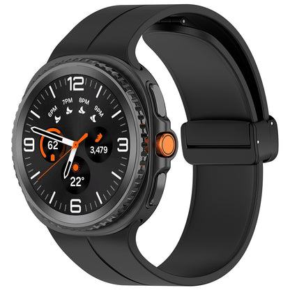 Curea Techsuit W011 pentru Samsung Galaxy Watch8 / Watch8 Classic Series, Neagra