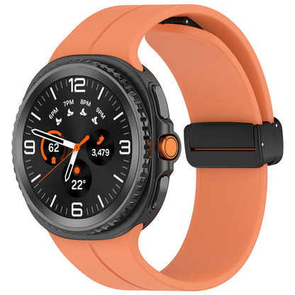 Curea Techsuit W011 pentru Samsung Galaxy Watch8 / Watch8 Classic Series, Portocalie