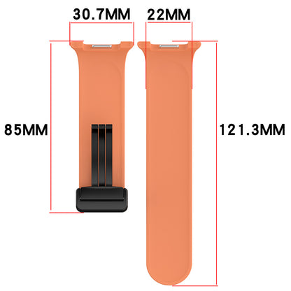 Curea Techsuit W011 pentru Samsung Galaxy Watch8 / Watch8 Classic Series, Portocalie