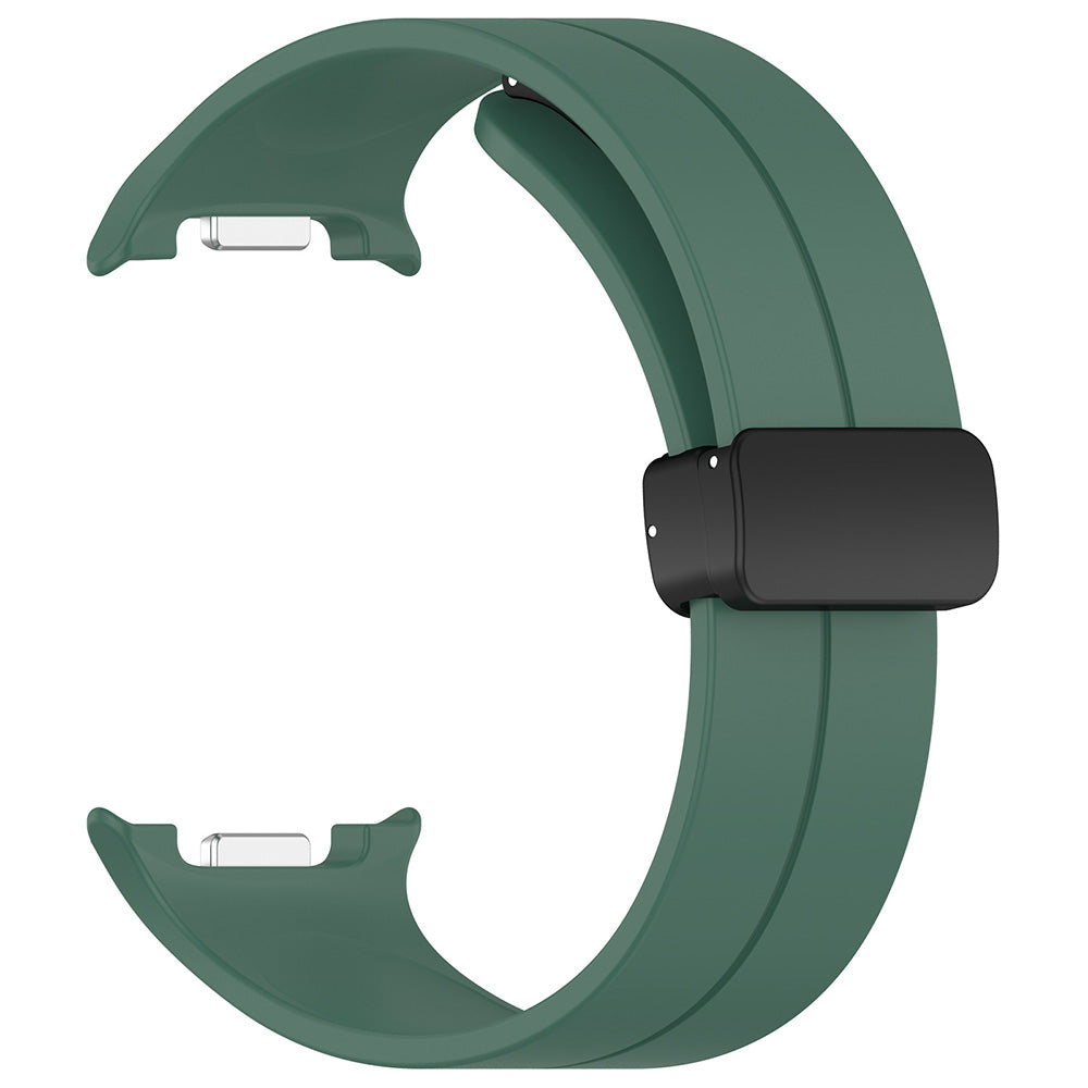 Curea Techsuit W011 pentru Samsung Galaxy Watch8 / Watch8 Classic Series, Verde Inchis