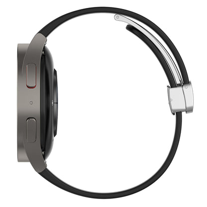 Curea Techsuit W011 pentru Samsung Galaxy Watch / Huawei Watch Series, 20mm, Albastra
