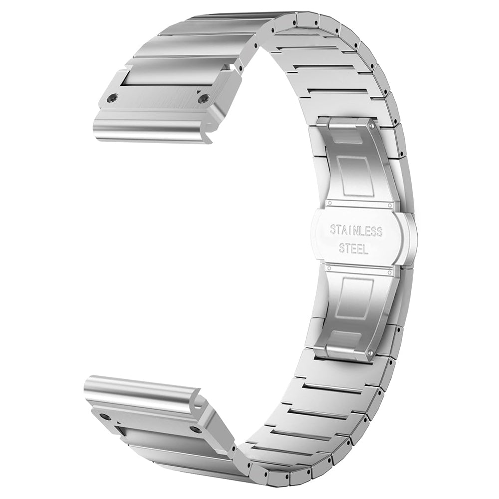 Curea Techsuit W012 pentru Garmin Instinct / Approach / Fenix Watch Series, 20mm, Argintie