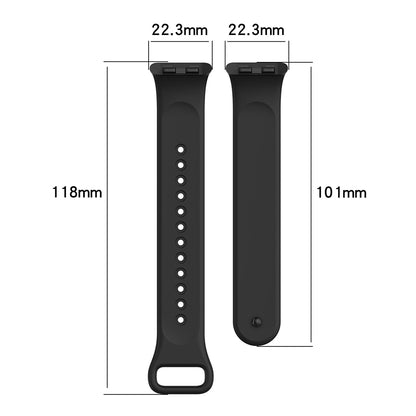 Curea Techsuit W014 pentru Honor Band 9, Alba