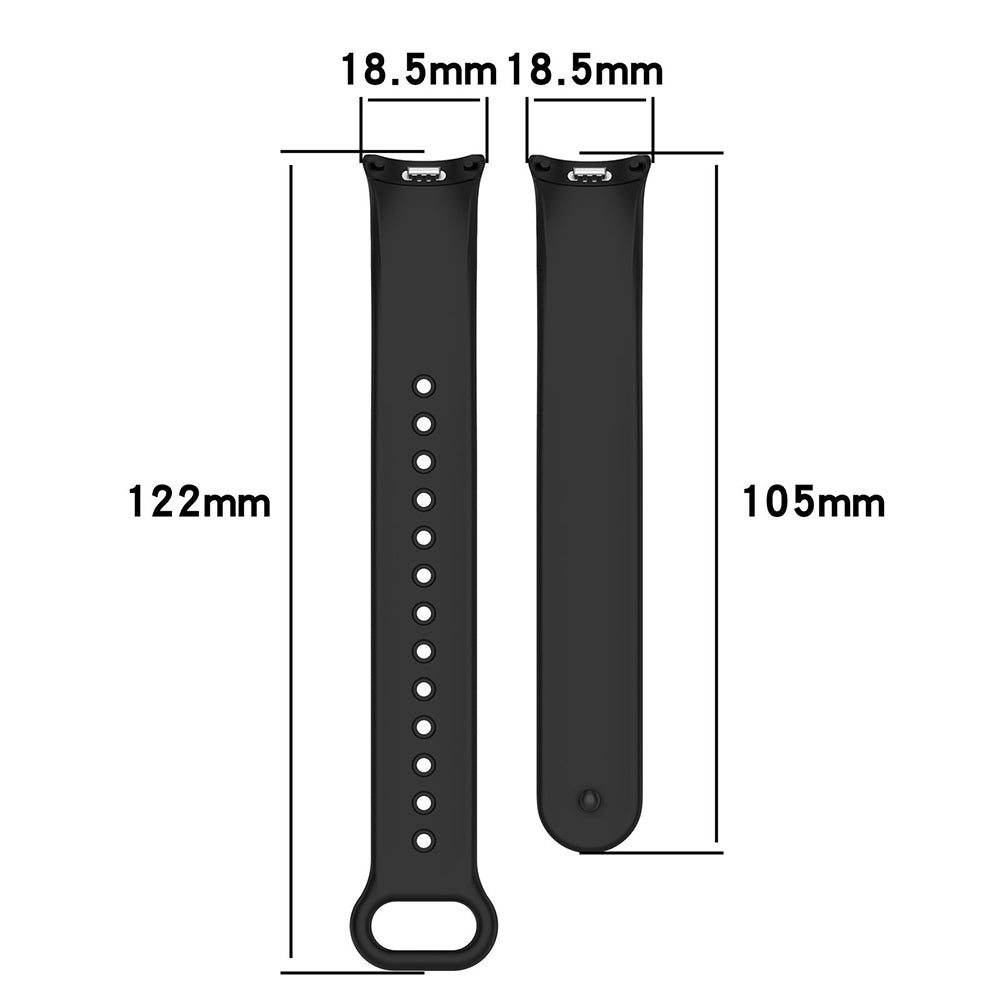 Curea Techsuit W014 pentru Xiaomi Smart Band 10 / 9 / 8, Portocalie