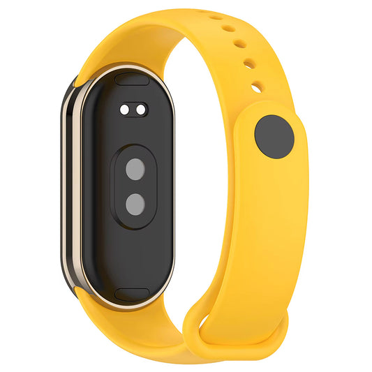 Curea Techsuit W014 pentru Xiaomi Smart Band 9 / 8, Galbena