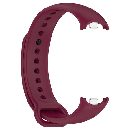 Curea Techsuit W014 pentru Xiaomi Smart Band 9 / 8, Rosie Inchis