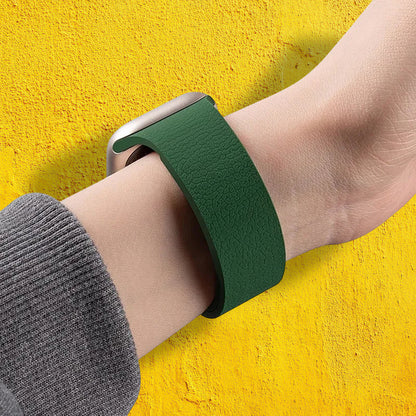 Curea Techsuit W016 pentru Xiaomi Smart Band / Watch Series, Bej Portocalie