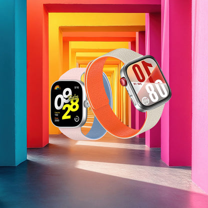 Curea Techsuit W016 pentru Xiaomi Smart Band / Watch Series, Visinie Neagra