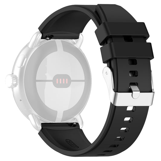 Curea Techsuit W026 pentru Huawei Watch / Xiaomi Watch Series, 22mm, Neagra