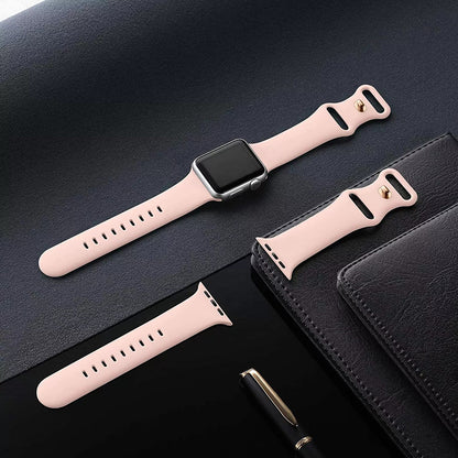 Curea Techsuit W031 pentru Apple Watch 49mm / 46mm / 45mm / 44mm / 42mm Series, Roz Deschis