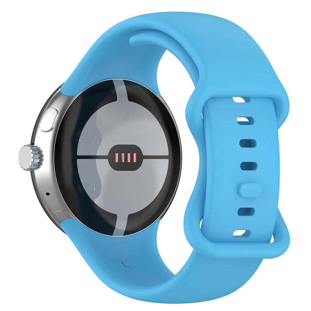 Curea Techsuit W031 pentru Google Pixel Watch 4 41mm /  Watch 3 41mm / Watch 2 / Watch, Bleu