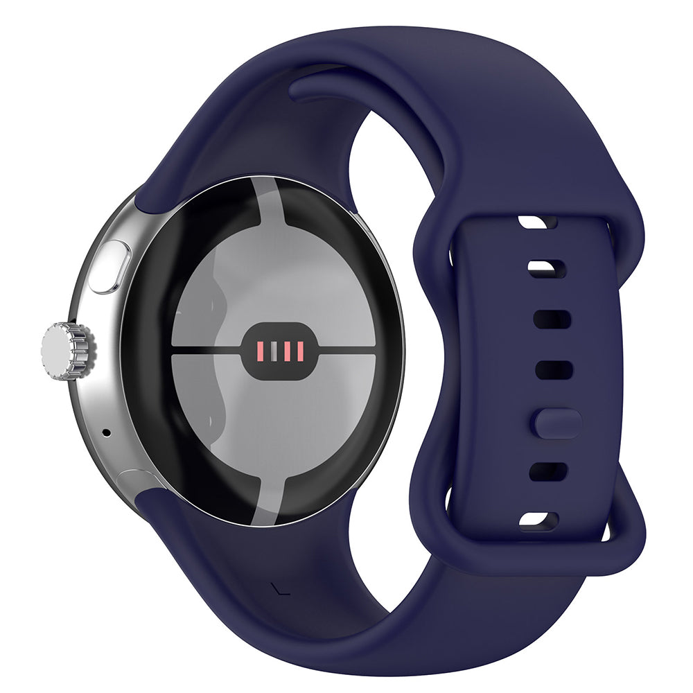 Curea Techsuit W031 pentru Google Pixel Watch 4 41mm /  Watch 3 41mm / Watch 2 / Watch, Bleumarin