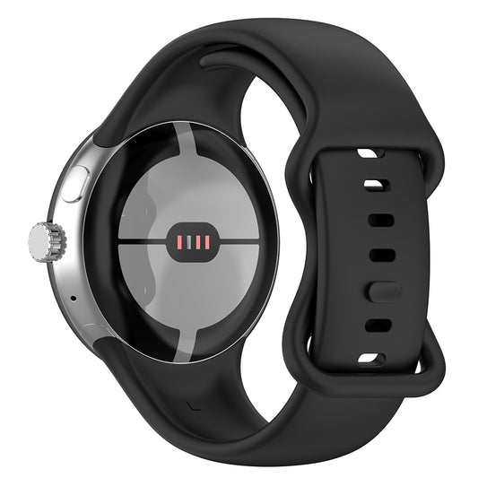 Curea Techsuit W031 pentru Google Pixel Watch 3 45mm, Neagra