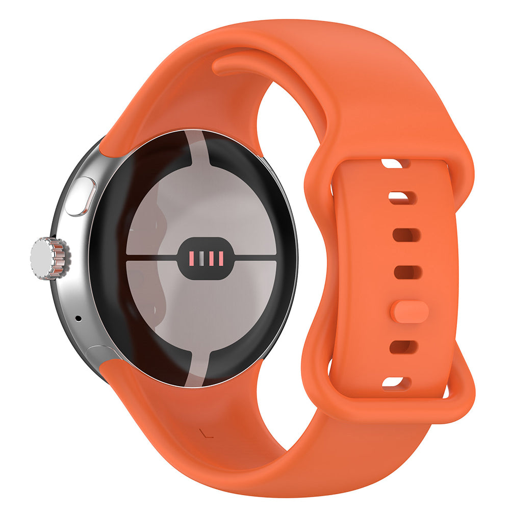 Curea Techsuit W031 pentru Google Pixel Watch 3 45mm, Portocalie