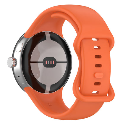 Curea Techsuit W031 pentru Google Pixel Watch 3 45mm, Portocalie