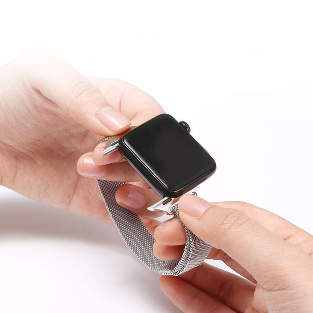 Curea Techsuit W034 pentru Apple Watch 49mm / 46mm / 45mm / 44mm / 42mm Series, Aurie