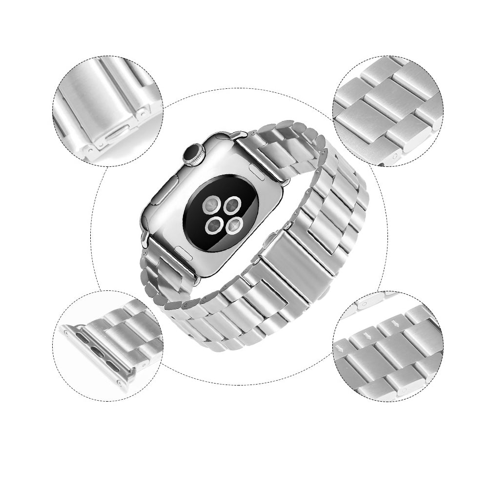 Curea Techsuit W036 pentru Apple Watch 42mm / 41mm / 40mm / 38mm Series, Argintie
