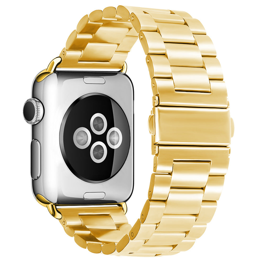 Curea Techsuit W036 pentru Apple Watch 49mm / 46mm / 45mm / 44mm / 42mm Series, Aurie